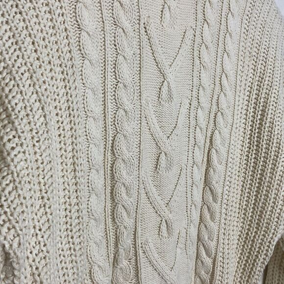 HUNTING HORN Ramie/Cotton Knitted Pullover Sweater Size L - Picture 3 of 9